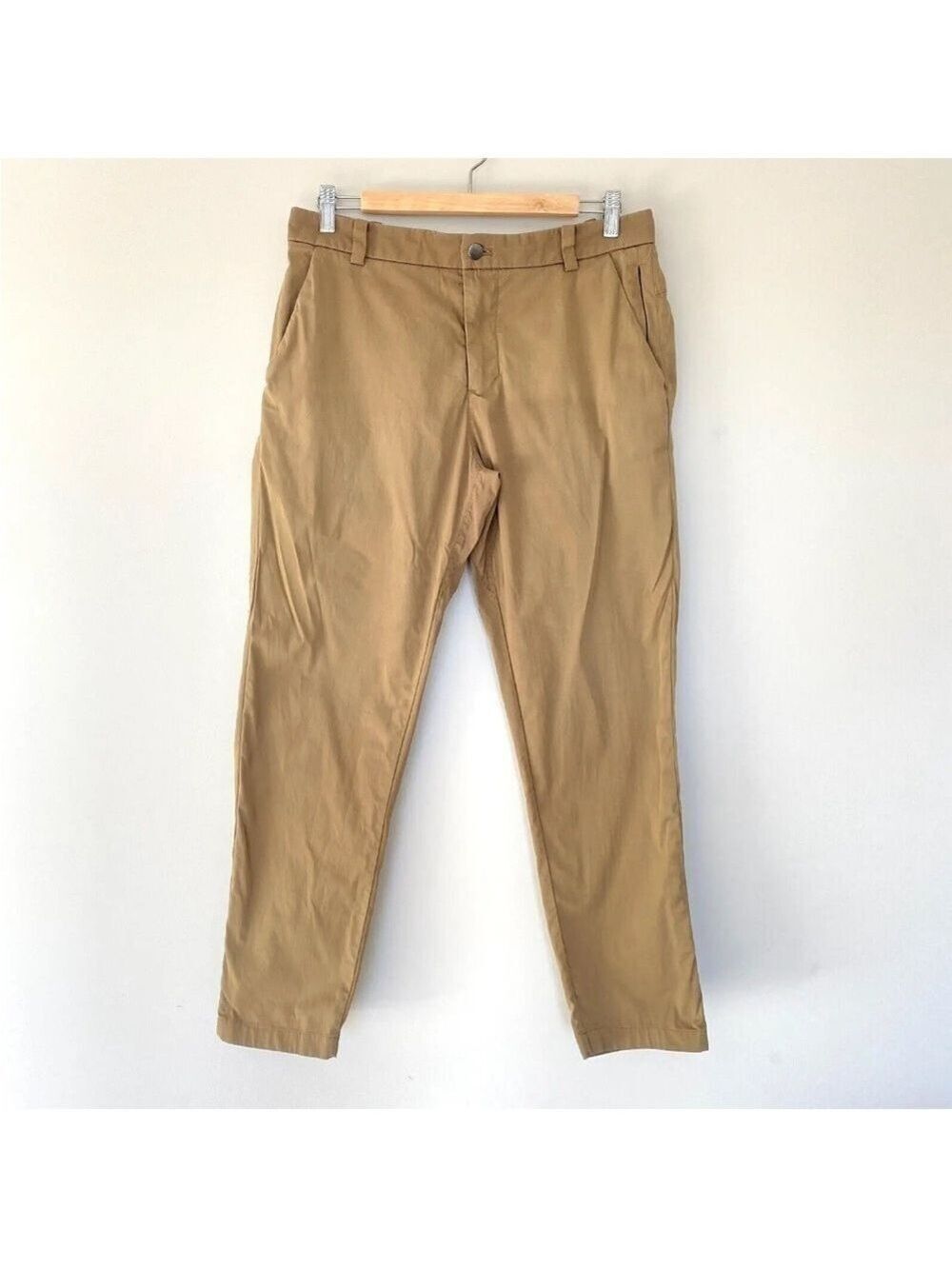 Lululemon Commission Pant Chino Beige Tan Sz 31 (Meas. 32X28.5)